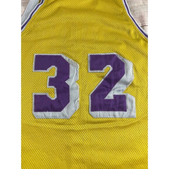 LA Lakers #32 Throwback Black Top Edition Jersey By Authentic Brand - 3XL - Picture 12 of 12